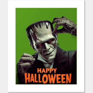 Frankenstein: Happy Halloween Posters and Art